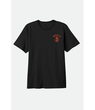 BRIXTON BRIXTON - DARVER TEE (BLACK)