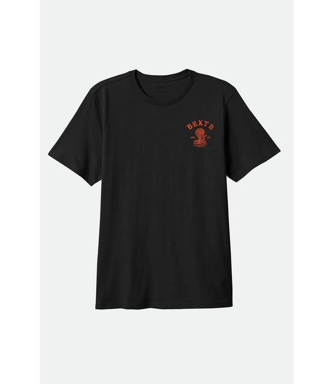 BRIXTON BRIXTON - DARVER TEE (BLACK)
