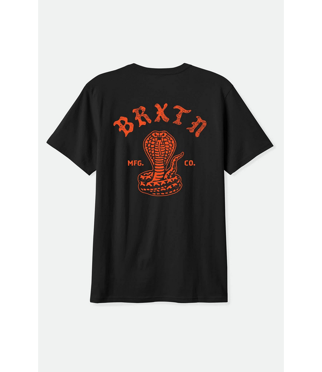 BRIXTON BRIXTON - DARVER TEE (BLACK)