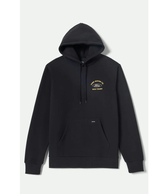 BRIXTON BRIXTON - FORD BUILT TOUGH HOODIE (BLACK)