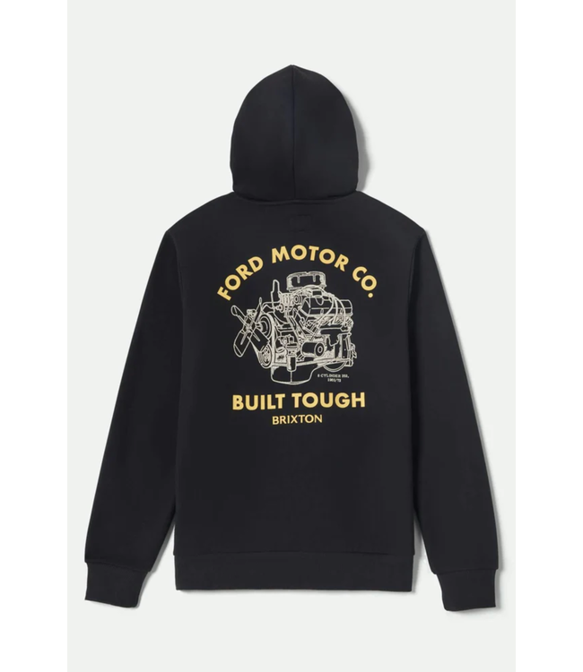 BRIXTON BRIXTON - FORD BUILT TOUGH HOODIE (BLACK)