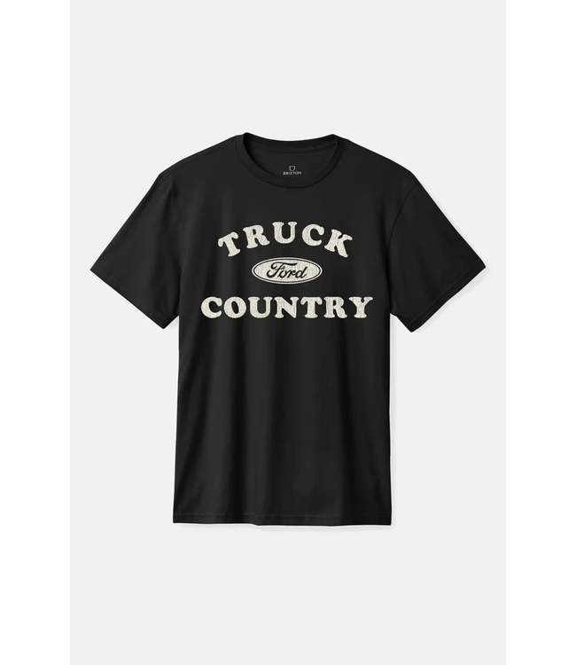 BRIXTON BRIXTON - FORD TRUCK COUNTRY T-SHIRT (CAOUTCHOUC BRÛLÉ)