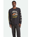 BRIXTON BRIXTON - FORD MUD MARATHON POCKET L/S TEE (BURNT RUBBER)