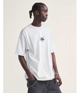 VANS VANS - SKATE SPLATTER TEE (ASH HEATHER)