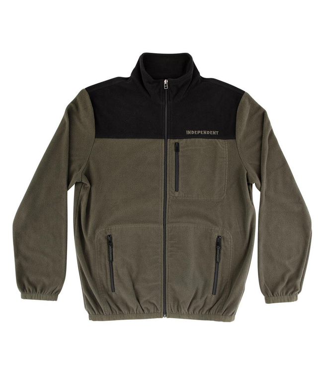 INDEPENDENT INDEPENDENT - BTG FLEECE JACKET (ARMY/ BLACK)