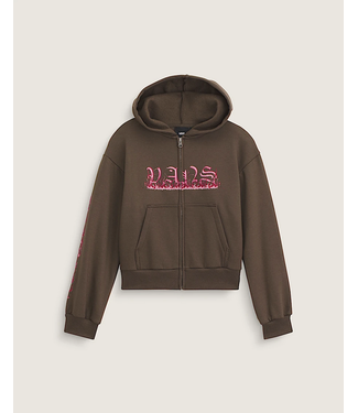 VANS VANS - INFERNO FULL ZIP KID HOODIE (COAL BROWN)