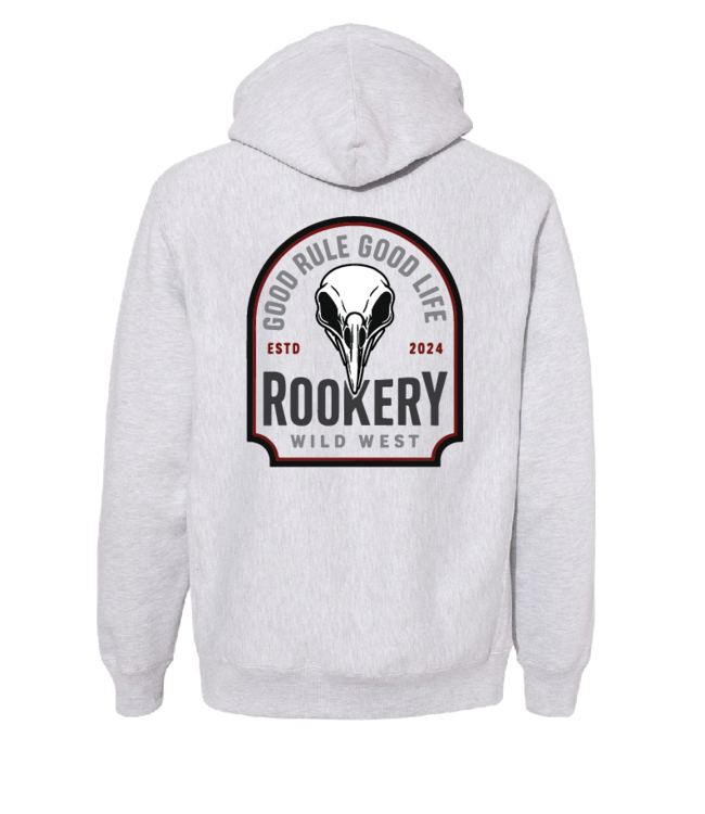 ROOKERY ROOKERY - GOOD RULE HOODIE (HEATHER GREY)