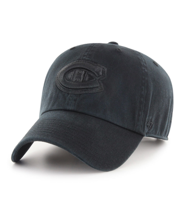 47 BRAND 47BRAND - NHL CLEAN UP BLACK ON BLACK CANADIENS