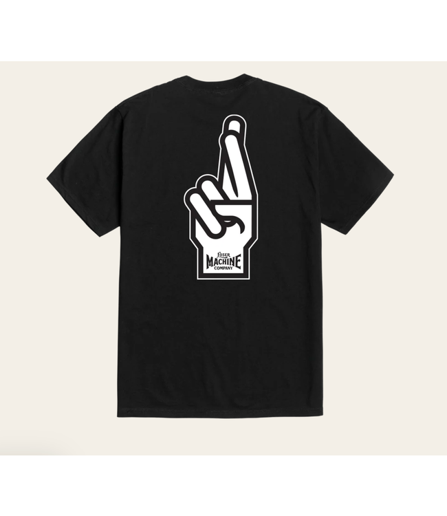LOSER MACHINE LOSER MACHINE - GOOD LUCK FINGERS T-SHIRT (NOIR)