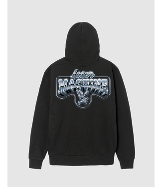 LOSER MACHINE LOSER MACHINE - AMERICAN CHROME HOODIE (BLACK)