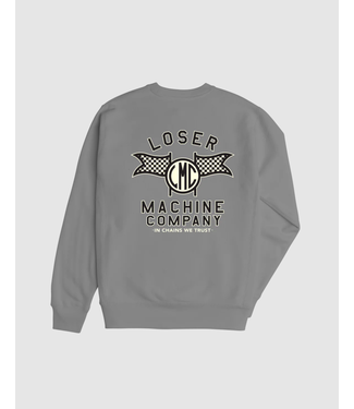 LOSER MACHINE LOSER MACHINE - SPEEDWAY HW CREWNECK (CEMENT)
