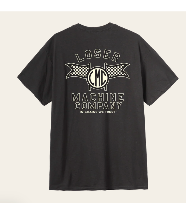 LOSER MACHINE LOSER MACHINE - SPEEDWAY POCKET TEE (BLACK)