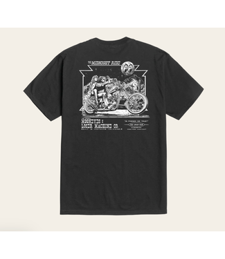 LOSER MACHINE LOSER MACHINE - MOONEYES MIDNIGHT RIDE T-SHIRT (NOIR)
