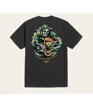 LOSER MACHINE LOSER MACHINE - TIME'S UP TEE (BLACK)