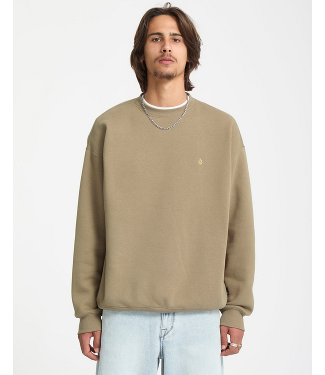 VOLCOM VOLCOM - SINGLE STONE PW CREWNECK (BRINDLE)