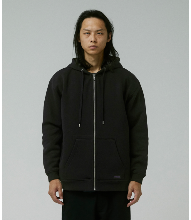 FORMER FORMER - GLOBAL MIND LINED ZIP HOODIE (BLACK)