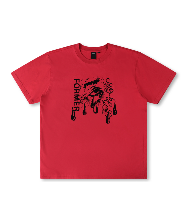 FORMER FORMER - WEEPING ORGAN OF SIGHT TEE (WASHED RED)