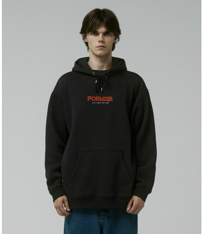 FORMER FORMER - GLOBAL MIND YARDAGE HOODIE (BLACK)