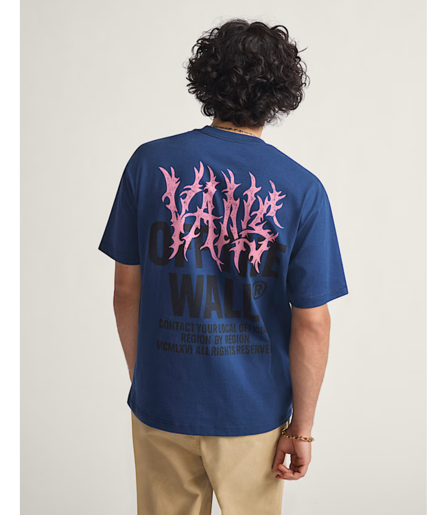 VANS VANS - METAL WALL TEE (NAVY)