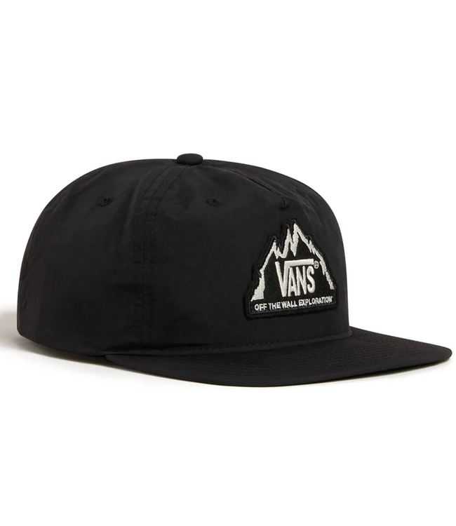 VANS VANS - CRESTLINE UNSTRUCTURED STRAPBACK CAP (BLACK)