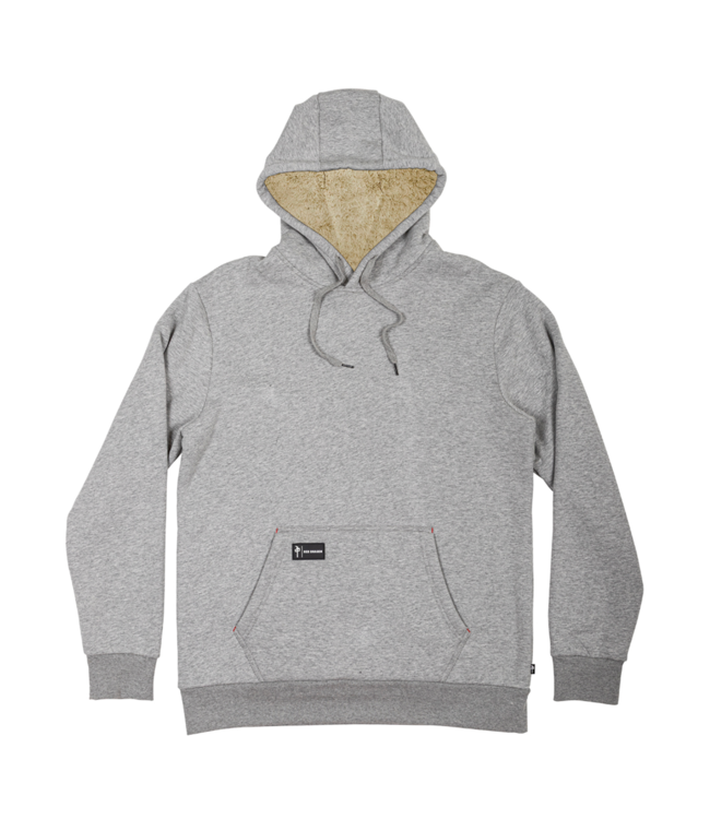 RED DRAGON RDS - FAUX FUR LINING HOODIE (ATHLETIC HEATHER)