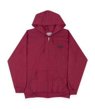 FROSTED FROSTED - CLASSIC LOGO ZIP HOODIE (CARDINAL)