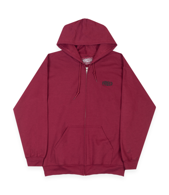 FROSTED FROSTED - CLASSIC LOGO ZIP HOODIE (CARDINAL)