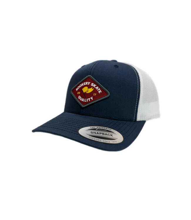 ROOKERY ROOKERY - FLAG 2 TRUCKER CAP (NAVY/WHITE)