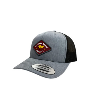 ROOKERY ROOKERY - FLAG 2 TRUCKER CAP (HEATHER/BLACK)