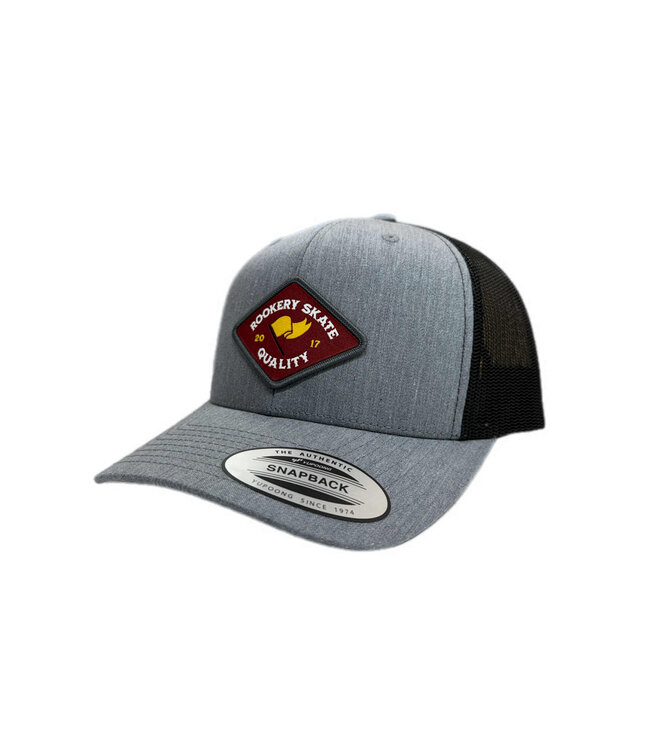 ROOKERY ROOKERY - FLAG 2 TRUCKER CAP (HEATHER/BLACK)