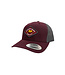 ROOKERY ROOKERY - FLAG 2 TRUCKER CAP (MAROON/GREY)