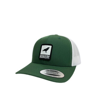 ROOKERY ROOKERY - CORPO RETRO TRUCKER CAP (GREEN/WHITE)