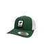 ROOKERY ROOKERY - CORPO RETRO TRUCKER CAP (GREEN/WHITE)