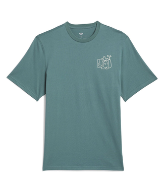 ADIDAS ADIDAS - SHMOOFOIL STAIRS TEE (PRELOVED TEAL)
