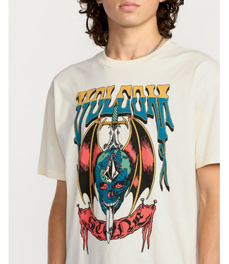 VOLCOM VOLCOM - WORLD WEAPON T-SHIRT (BLANC CASSÉ)