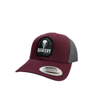 ROOKERY ROOKERY - GOOD RULE TRUCKER CAP (MAROON/GREY)