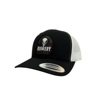ROOKERY ROOKERY - GOOD RULE TRUCKER CAP (BLACKWHITE)