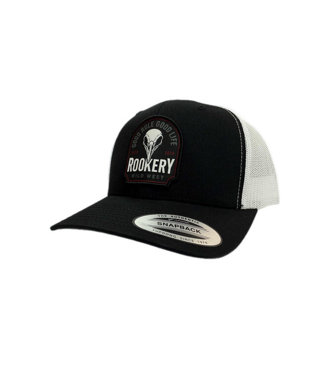 ROOKERY ROOKERY - GOOD RULE TRUCKER CAP (BLACKWHITE)
