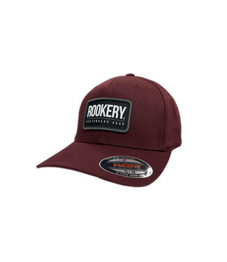 ROOKERY ROOKERY - CORPO RECTANGLE FLEXFIT CAP (MAROON)