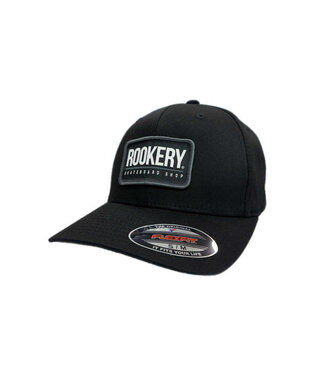 ROOKERY ROOKERY - CORPO RECTANGLE FLEXFIT CAP (BLACK)