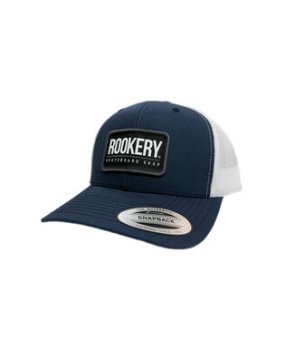 ROOKERY ROOKERY - CORPO RECTANGLE TRUCKER CAP (NAVY/WHITE)
