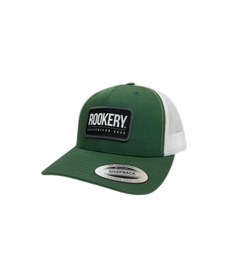 ROOKERY ROOKERY - CORPO RECTANGLE TRUCKER CAP (KELLY/WHITE)