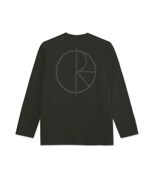POLAR POLAR - STROKE LOGO STEVE L/S TEE (DIRTY BLACK)