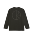 POLAR POLAR - STROKE LOGO STEVE L/S TEE (DIRTY BLACK)
