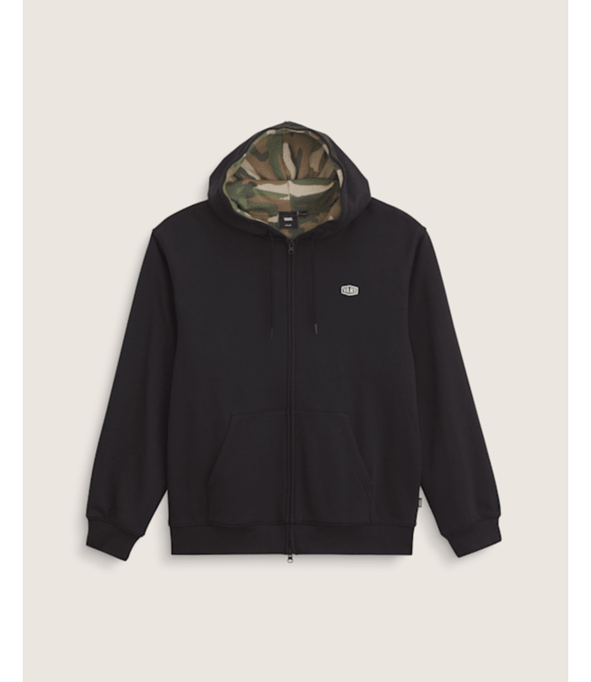 VANS VANS - DOVER THERMAL LINED ZIP HOODIE (BLACK/ CAMO)