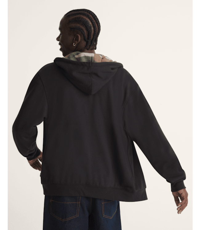VANS VANS - DOVER THERMAL LINED ZIP HOODIE (BLACK/ CAMO)