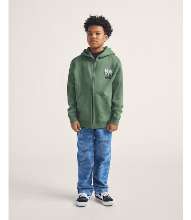 VANS VANS - METAL WALL KID ZIP HOODIE (PINE FOREST)