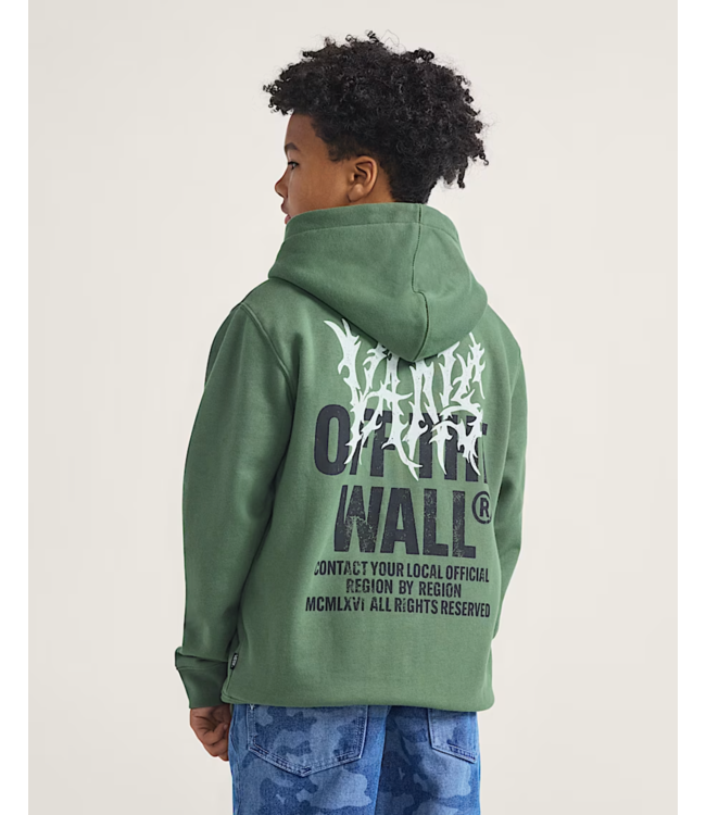 VANS VANS - METAL WALL KID ZIP HOODIE (PINE FOREST)