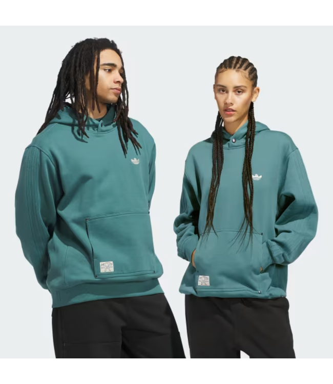 ADIDAS ADIDAS - SHMOOFOIL HEAVYWEIGHT HOODIE (PRELOVED TEAL)