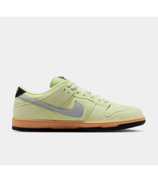 NIKE SB NIKE SB - DUNK LOW PRO PRM (CITRON LIQUIDE LT./GRIS LOUP)